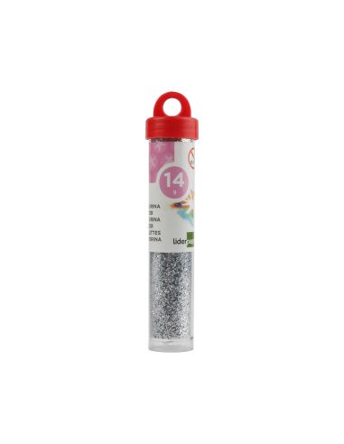 Purpurina Liderpapel Fantasia Color Plata Bote De 14 Gr