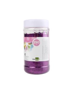 Purpurina Liderpapel Fantasia Color Violeta Metalizado Bote De 250 Gr 2