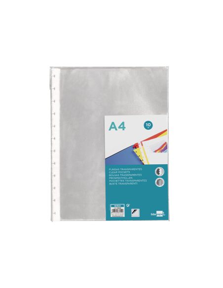 Recambio Funda Liderpapel Intercambiables Din A4 Bolsa De 10 Unidades
