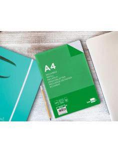 Recambio Liderpapel A4 100 Hojas 60Gr Cuadro 3 Mm Con Margen 4 Taladros 2