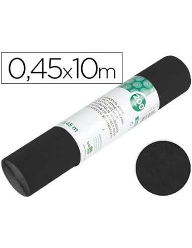 Rollo Adhesivo Liderpapel Especial Ante Negro Rollo De 0,45 X 10 Mt