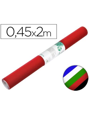 Rollo Adhesivo Liderpapel Unicolor Colores Surtidos Rollo De 0,45 X 2 Mt