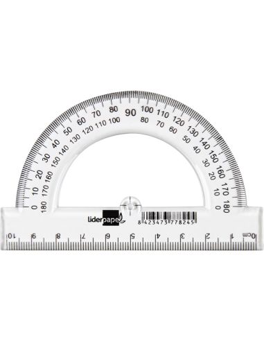 Semicirculo Liderpapel 10 Cm Plastico