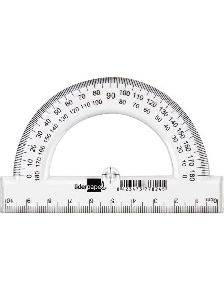 Semicirculo Liderpapel 10 Cm Plastico