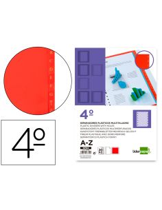 Separador Liderpapel Plastico Alfabetico A-Z Cuarto