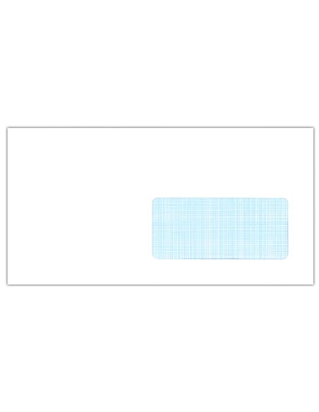 Sobre Liderpapel Blanco 115X225 Mm Ventana Derecha Trapezodial Engomada Papel Offset 80Gr Caja De 500 Unidades