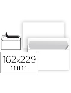 Sobre Liderpapel N 11 Blanco Din C5 162X229 Mm Tira De Silicona Paquete De 25 Unidades