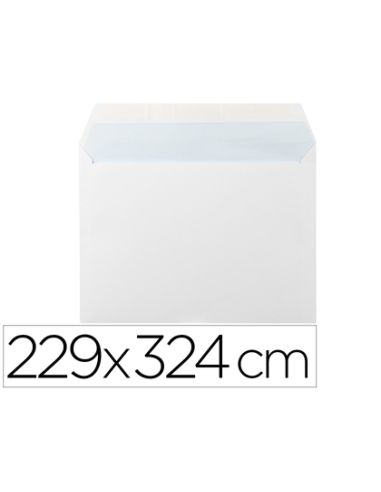 Sobre Liderpapel N 14 Blanco Din C4 229X324 Mm Tira De Silicona Paquete De 25 Unidades