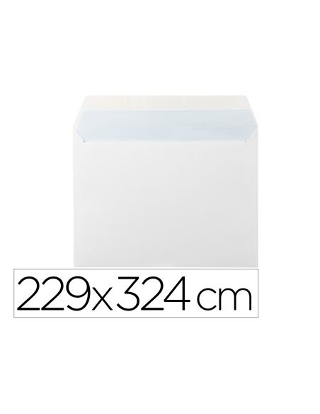 Sobre Liderpapel N 14 Blanco Din C4 229X324 Mm Tira De Silicona Paquete De 25 Unidades
