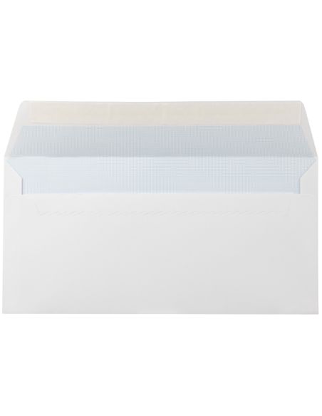 Sobre Liderpapel N 2 Blanco Din Americano 110X220 Mm Tira De Silicona Paquete De 25 Unidades