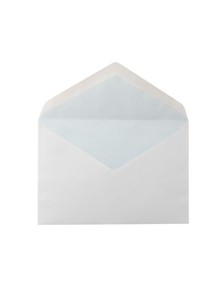 Sobre Liderpapel N.10 Blanco Oficio Prolongado 145X200Mm Engomado Solapa De Pico Caja De 500 Unidades