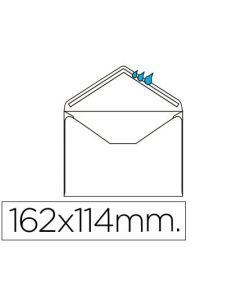 Sobre Liderpapel N.21 Blanco C6 114X162 Mm Engomado Solapa De Pico Caja De 500 Unidades