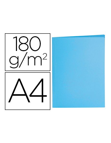 Subcarpeta Liderpapel A4 Azul Pastel 180G/M2