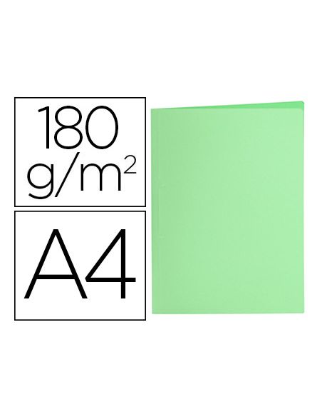 Subcarpeta Liderpapel A4 Verde Pastel 180G/M2