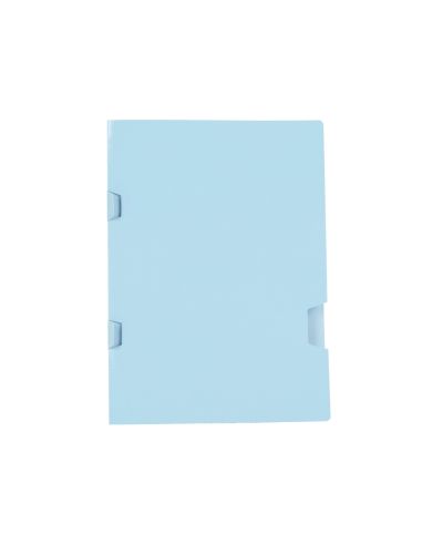 Subcarpeta Liderpapel Folio Azul Tres Uñeros Plastificada 160G/M2