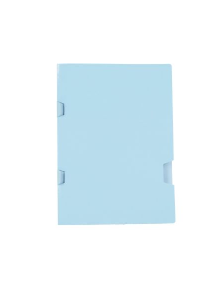 Subcarpeta Liderpapel Folio Azul Tres Uñeros Plastificada 160G/M2