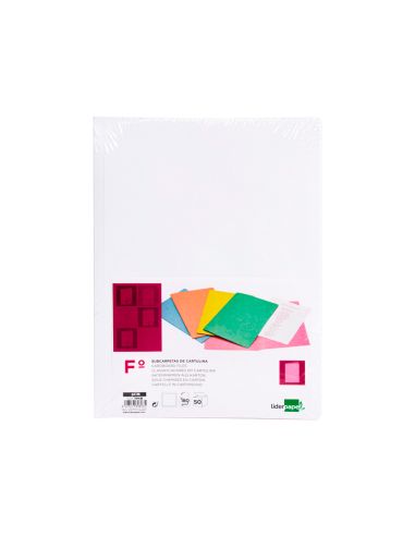 Subcarpeta Liderpapel Folio Blanco 180G/M2