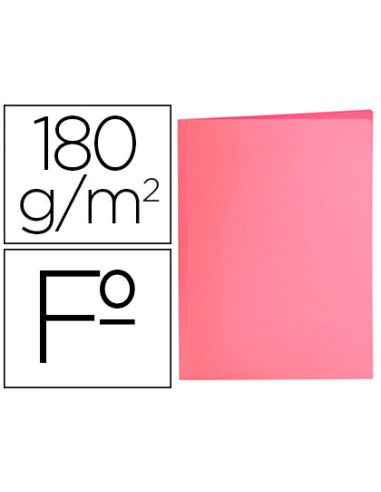 Subcarpeta Liderpapel Folio Rosa Pastel 180G/M2