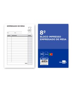 Talonario Liderpapel Camarero Octavo Sin Iva 102 Texto En Portugues