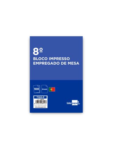 Talonario Liderpapel Camarero Octavo Sin Iva 102 Texto En Portugues