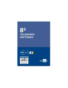 Talonario Liderpapel Facturas 8º Original T100 Con I.G.I.C. 2