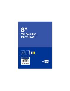 Talonario Liderpapel Facturas 8º Original Y 2 Copias T300 Con I.G.I.C. 2