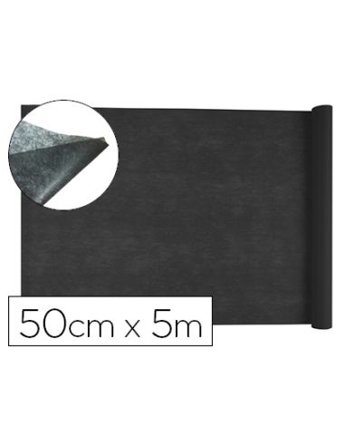 Tejido Sin Tejer Liderpapel Terileno 25 G/M2 Rollo De 5 Mt Negro
