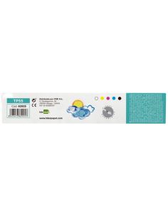 Tempera Liderpapel Escolar 40 Ml Caja 5 Colores Surtidos + Pincel 2