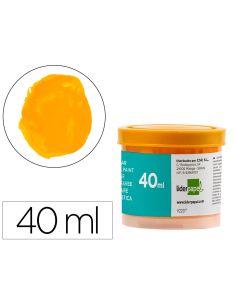 Tempera Liderpapel Escolar 40 Ml Amarillo Oro