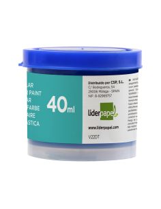 Tempera Liderpapel Escolar 40 Ml Azul Ultramar 2