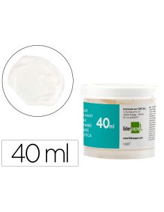 Tempera Liderpapel Escolar 40 Ml Blanco