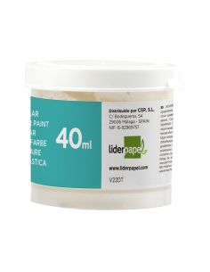 Tempera Liderpapel Escolar 40 Ml Blanco 2