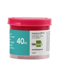 Tempera Liderpapel Escolar 40 Ml Magenta 2