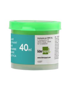 Tempera Liderpapel Escolar 40 Ml Verde Claro 2