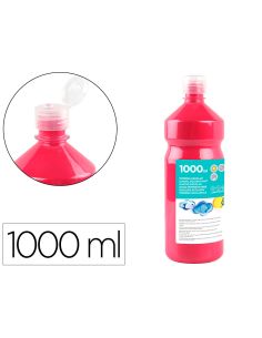 Tempera Liquida Liderpapel Escolar 1000 Ml Fucsia