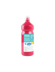 Tempera Liquida Liderpapel Escolar 1000 Ml Fucsia 2