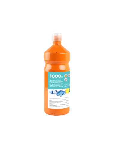 Tempera Liquida Liderpapel Escolar 1000 Ml Naranja