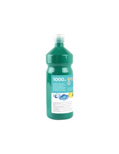 Tempera Liquida Liderpapel Escolar 1000 Ml Verde Oscuro 2