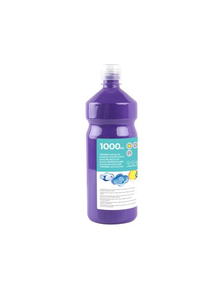 Tempera Liquida Liderpapel Escolar 1000 Ml Violeta
