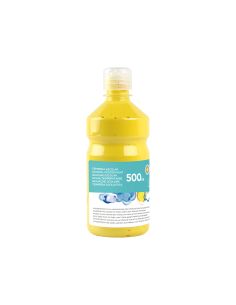 Tempera Liquida Liderpapel Escolar 500 Ml Amarillo 2
