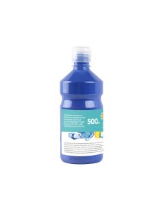 Tempera Liquida Liderpapel Escolar 500 Ml Azul Marino 2
