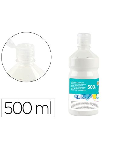 Tempera Liquida Liderpapel Escolar 500 Ml Blanco