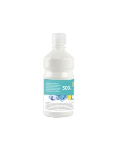Tempera Liquida Liderpapel Escolar 500 Ml Blanco 2