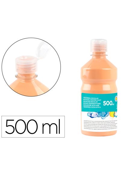 Tempera Liquida Liderpapel Escolar 500 Ml Carne