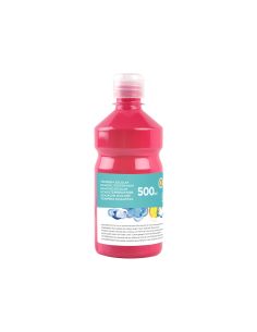Tempera Liquida Liderpapel Escolar 500 Ml Fucsia 2
