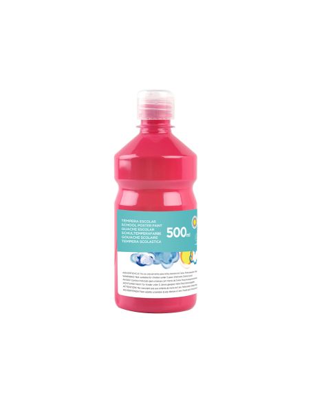 Tempera Liquida Liderpapel Escolar 500 Ml Fucsia