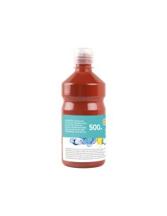 Tempera Liquida Liderpapel Escolar 500 Ml Marron 2