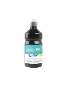 Tempera Liquida Liderpapel Escolar 500 Ml Negro 2