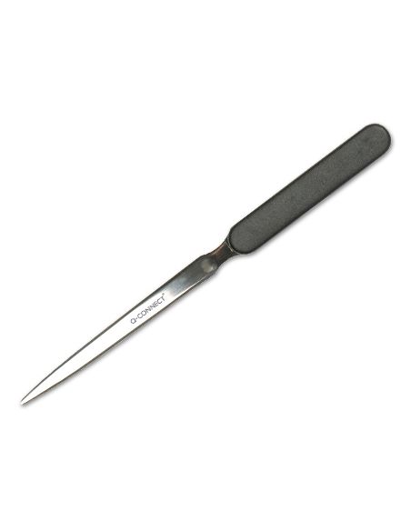 Abrecartas Q-Connect Con Mango De Plastico Negro Longitud 190 Mm