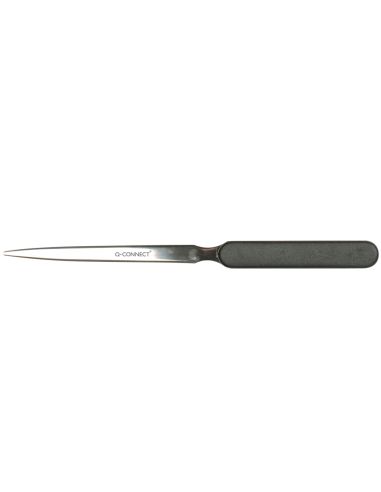 Abrecartas Q-Connect Con Mango De Plastico Negro Longitud 190 Mm